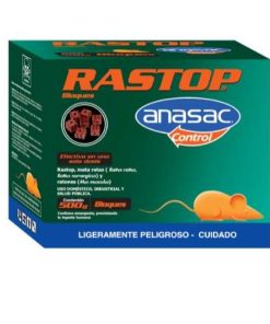 RASTOP BLOQUES ǀ CAJA X 500 GRAMOS ǀ RODENTICIDA ǀ CONTROL DE ROEDORES