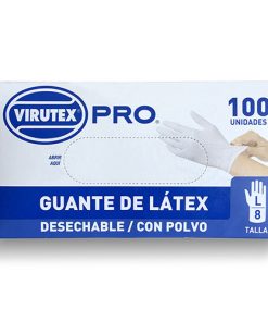Alternative view of Guantes de látex desechables (Con polvo) (Talla M) (100 unid)